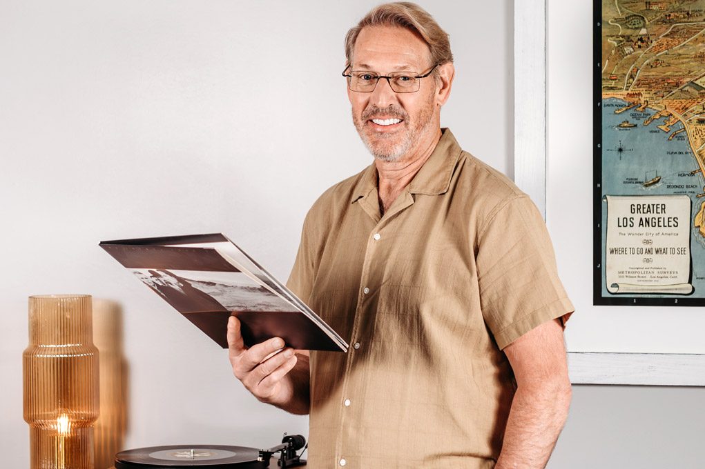 Man Wearing Progressive Reading Glasses