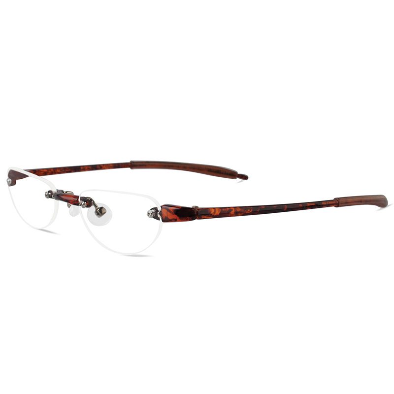 Visualites 2 compact reading glasses for low nose wear