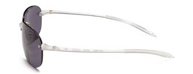 Profile view of Visualites 6 sunglasses with reading magnification window