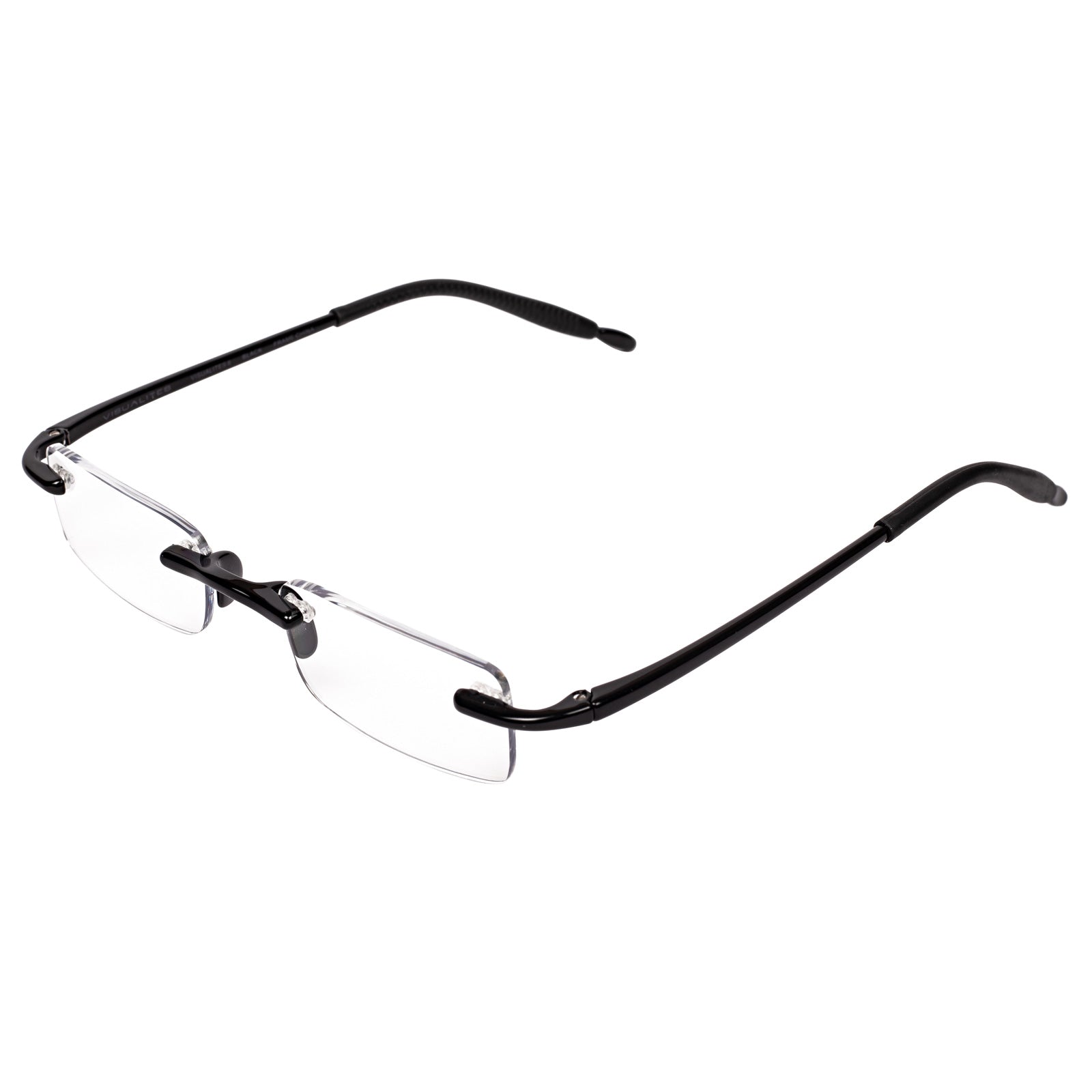 Visualites 8 TR-90 frame reading glasses in black