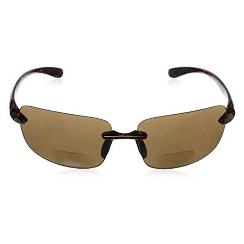 VSR1 Tortoise Rimless Sun Reading Glasses Front View
