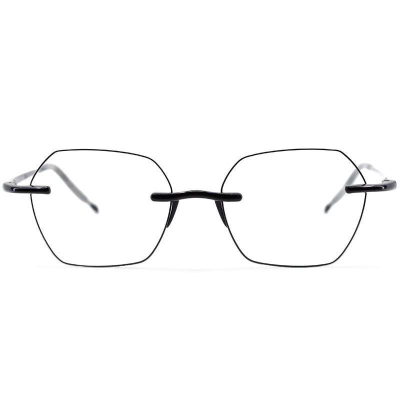 Adore lightweight rimless readers with contemporary lens cut for women