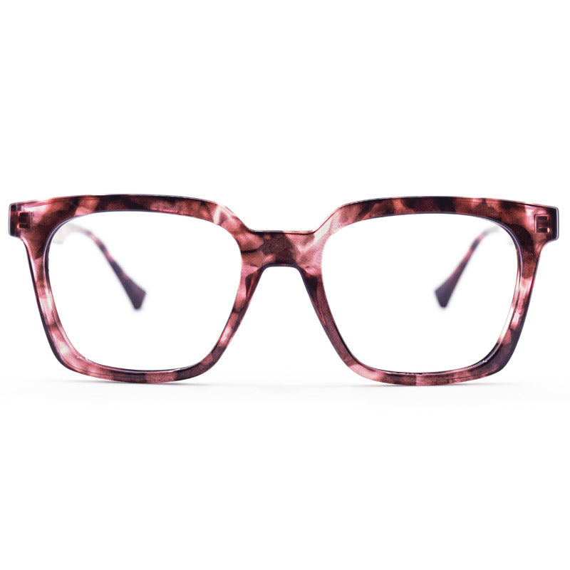 Visualites Réveur rose color front view TR-90 full frame reading glasses