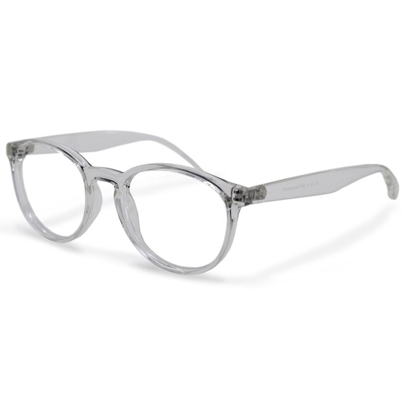 Visualites Round Trésor Computer Reading Glasses in Crystal