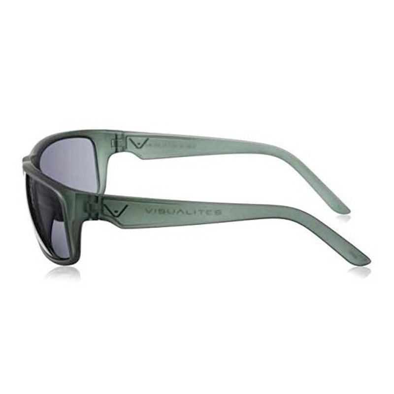 Gray Sun Reading Glasses With Optical Quality Lenses Front View